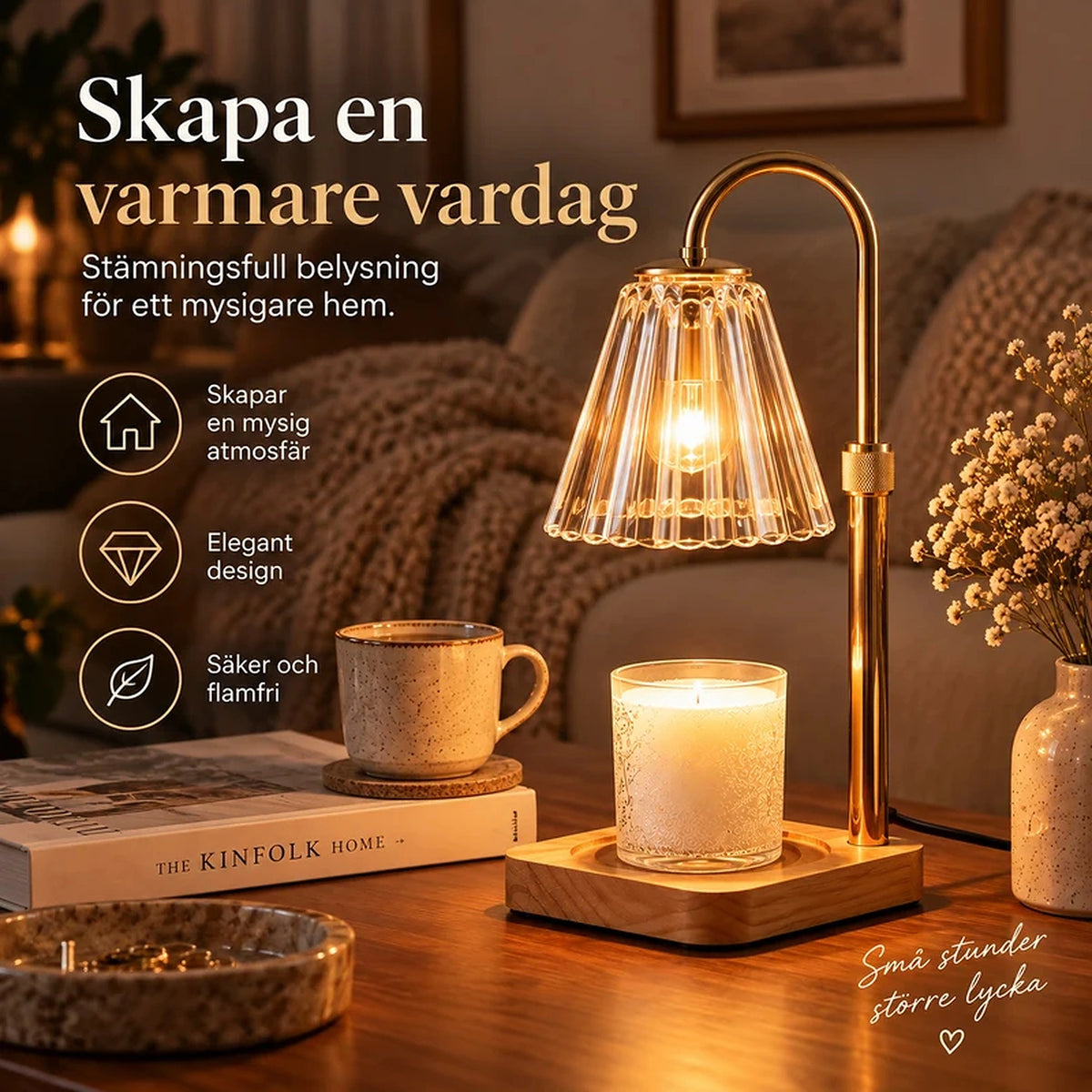 Nordoft™ – Flamfri Doftljusvärmare